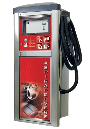 Önkiszolgáló porszívó ön tisztító szűrővel, 3,0 kW, 400 V, elektronikus érmeadagoló