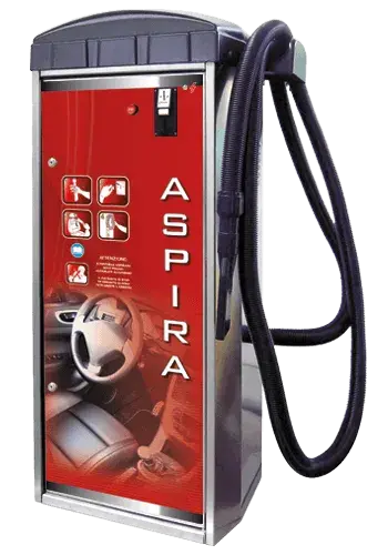 Önkiszolgáló porszívó klasszikus szűrővel, 2,2 kW, 400 V, rázás nélkül, elektronikus érmeadagoló