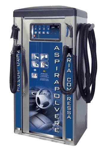 4UPF önkiszolgáló porszívó, 400 V, 2,2 kW, elektronikus érmeadagoló – négy funkció